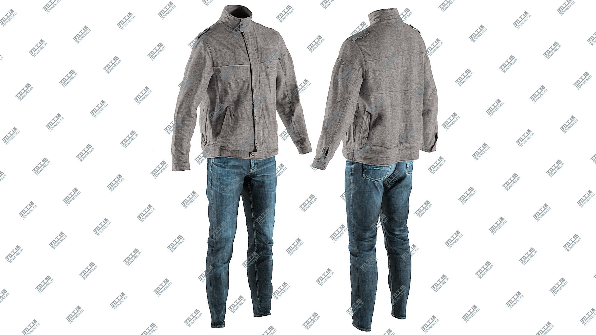 images/goods_img/202104023/Men's Pants with Jacket 7 3D model/3.jpg